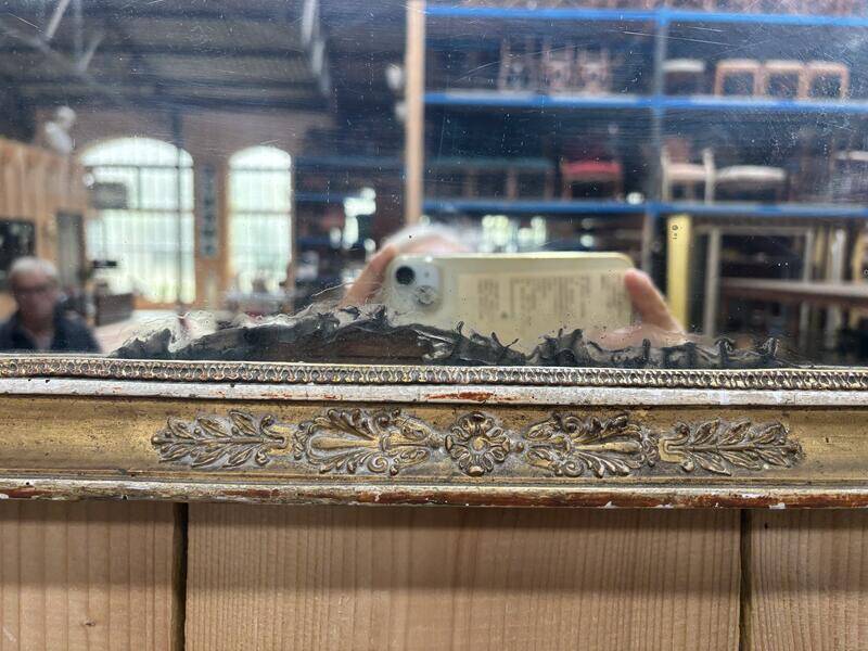 Miroir carré époque restauration