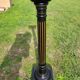Napoleon III stand column in blackened wood and gold, mid-19th century