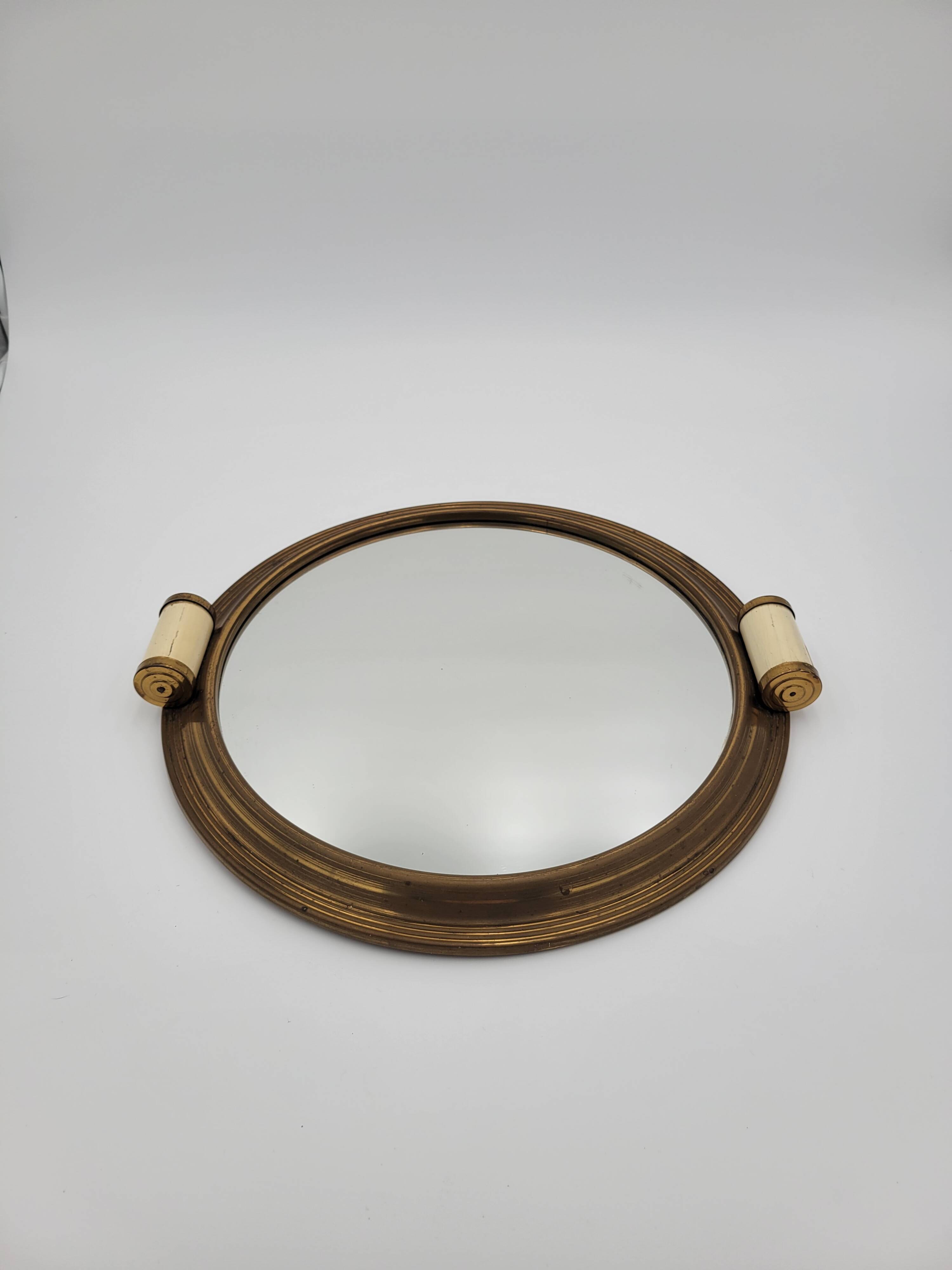 Antique mirror tray from the 1940s