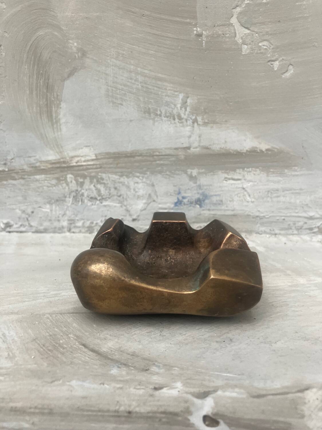 Bronze ashtray by Jacques Lauterbach 1965