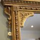 English giltwood overmantle mirror h161cm