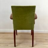 Velvet bridge armchair