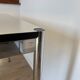 Bureau USM Haller en stratifié gris perle