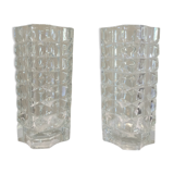 Pair of 70's vintage modernist vases