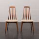 Danish Rosewood Eva Dining Chairs by Niels Koefoed for Koefoeds Hornslet