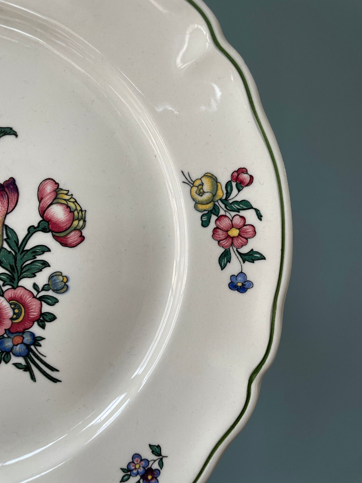 Set of 8 dessert plates Villeroy and Boch vieux Strasbourg