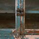 Old low sideboard, tv stand in original blue patina burmese teak