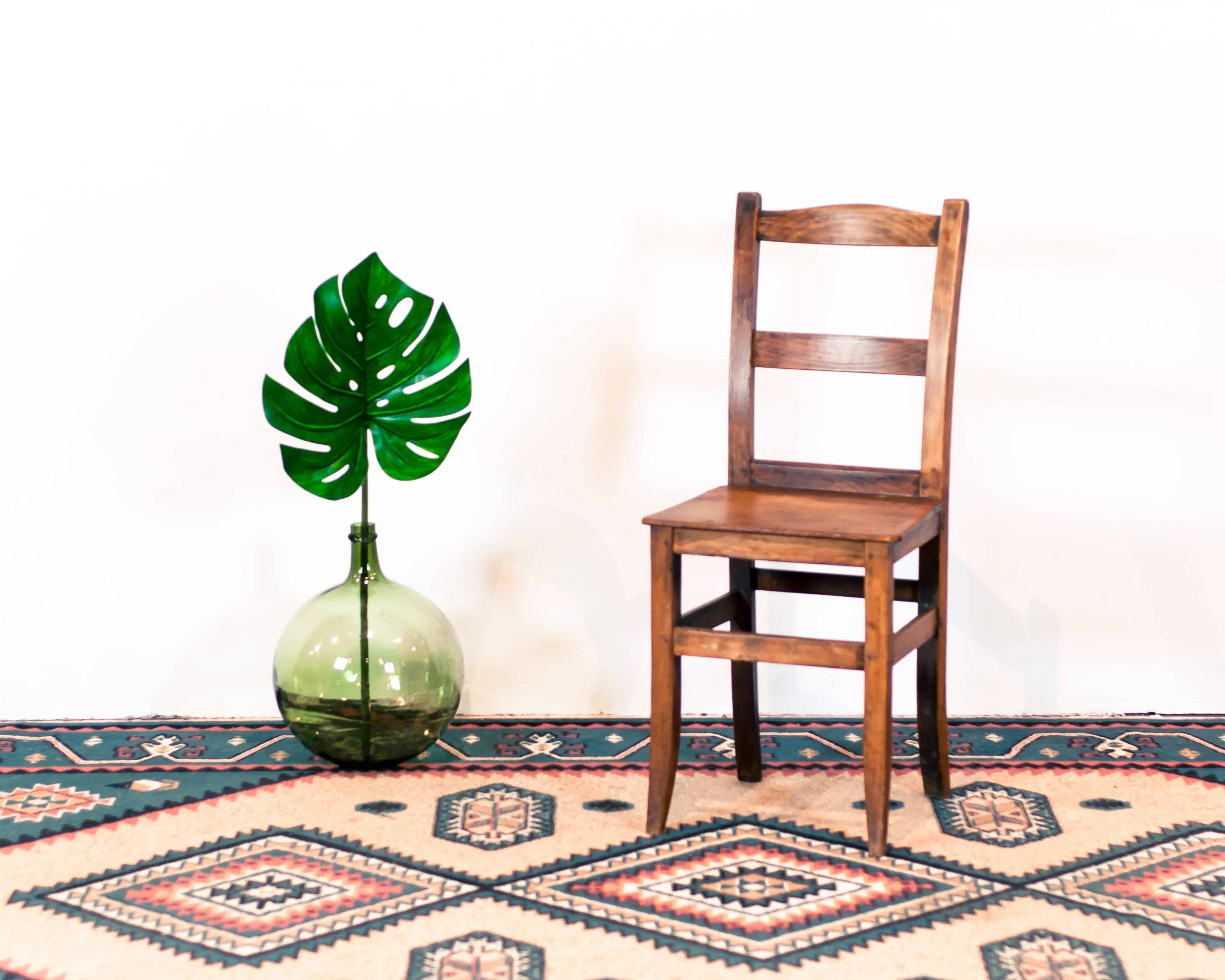 Occasional chair / antique wooden kitchen chair