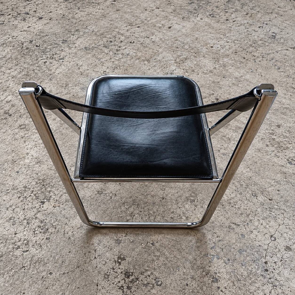 Postmodern set of four Tamara folding chairs manufactured by Arrben / Italy 1970's
