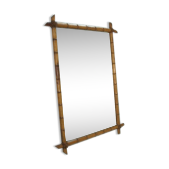 Miroir en bambou 140x100cm
