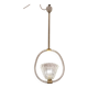 Ercole Barovier Art Deco Chandelier, "Bullicante" Glass Murano, 1940