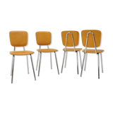 1970s Set of Four Dining Chairs, Czechoslovakia