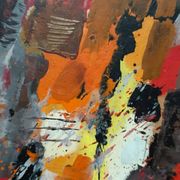 Original Swedish Oil on Panel – “Composition” by Kulo Green (1913–1972) – Signed – Vintage & Framed
