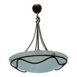 Frosted glass pendant light Maison Delmas
