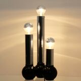 Minimalistic Chrome Targetti Sankey Table light, Italy 1970s