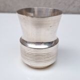 Silver-plated metal cup