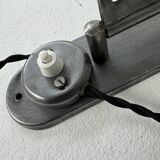 Old industrial Bauhaus accordion wall lamp