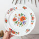 Table service in vintage earthenware Mills of Wolves "ORCHIES" 44 pieces