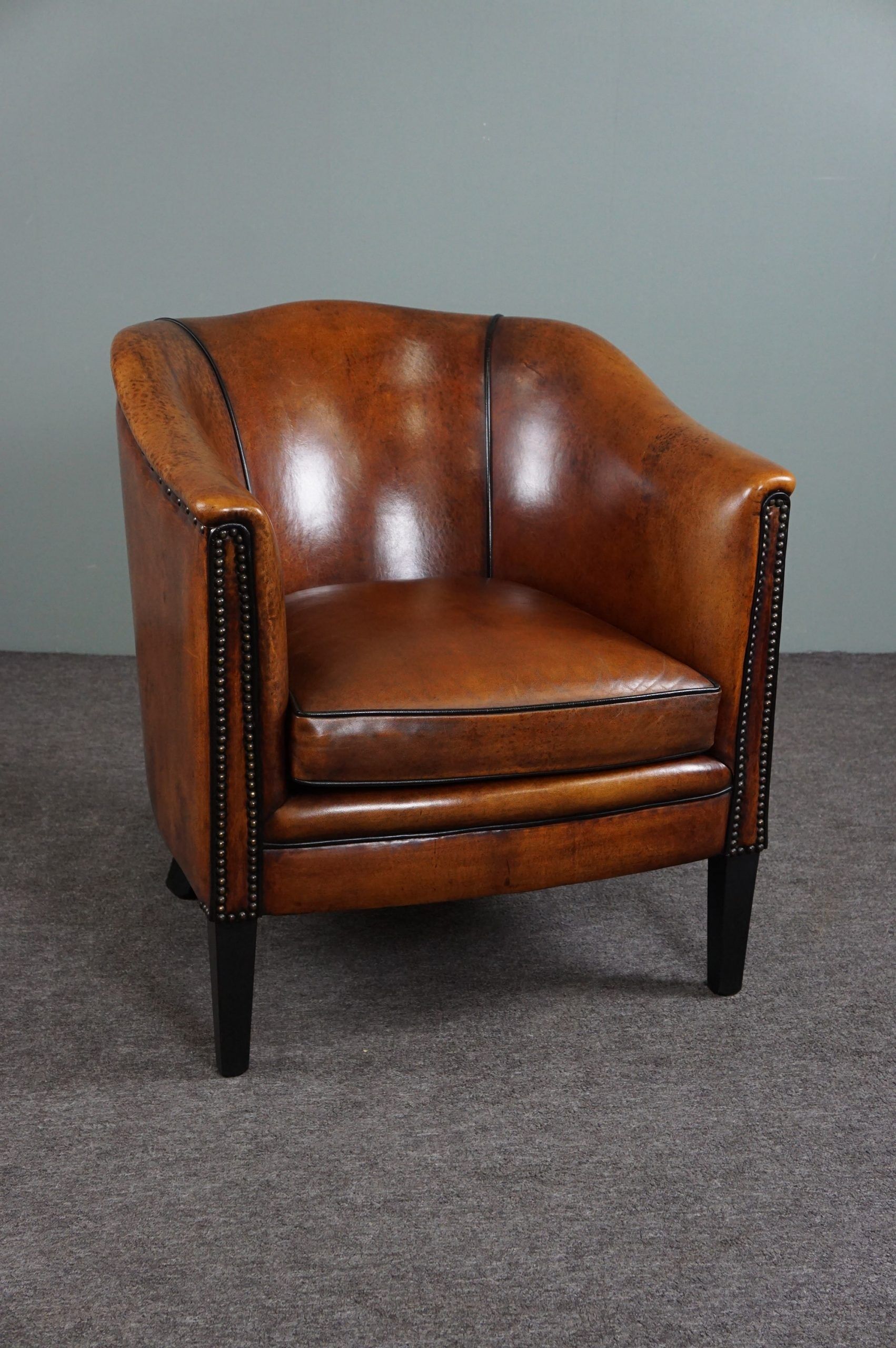 Sheepskin armchair