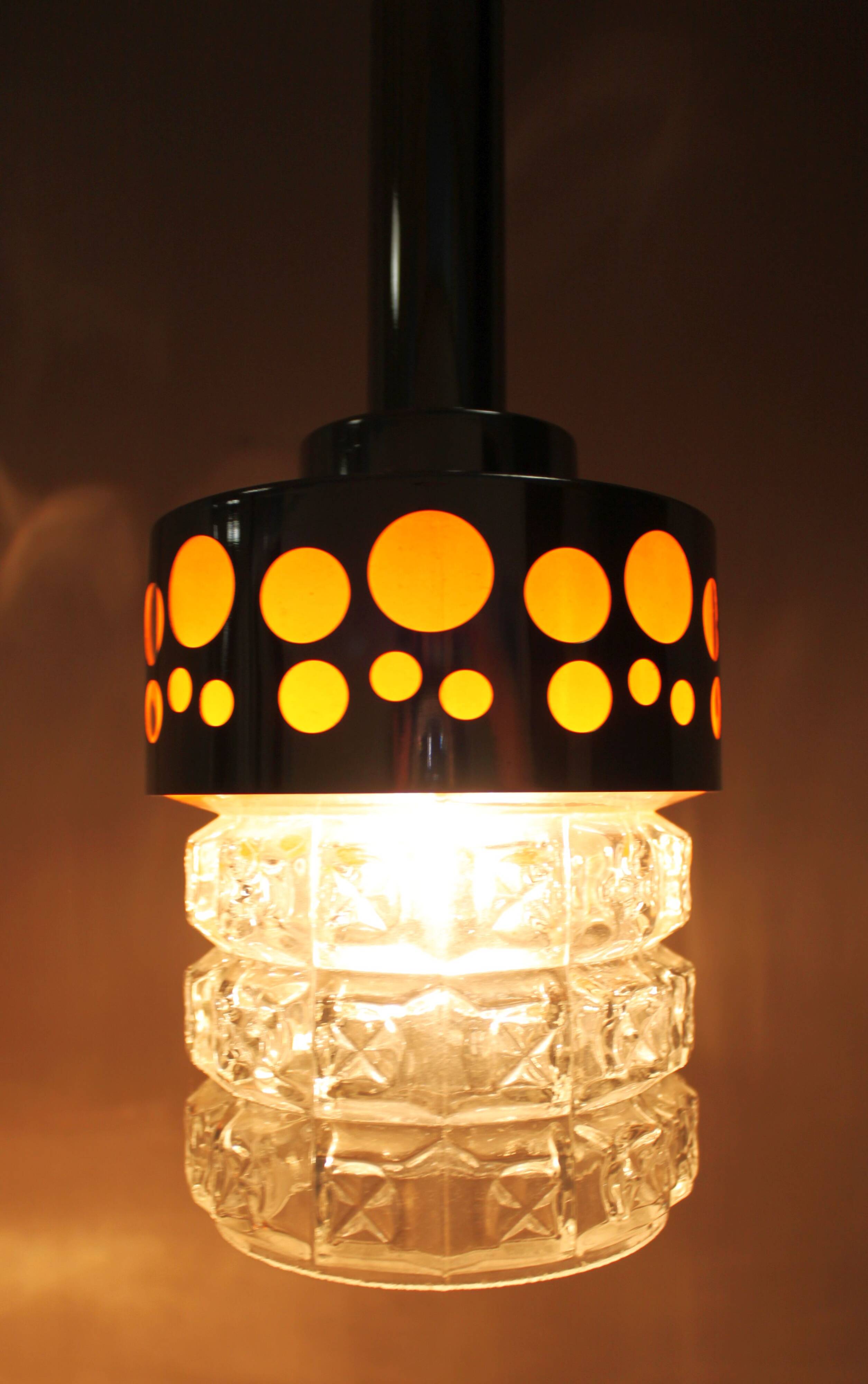 Waterfall pendant lamp by Raak Amsterdam, 1970s