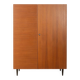 Elegant wardrobe from the 1960s in teak veneer