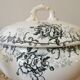 Old HC soup tureen, iron earth