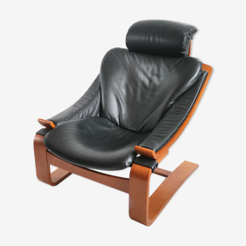 Ake Fribyter scandinavian leather lounge