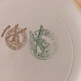 12 assiettes plates "Valence" Moulin des Loups Orchies