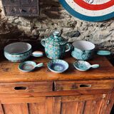 Set of 6 Vallauris ceramic pieces signed Robert Picault