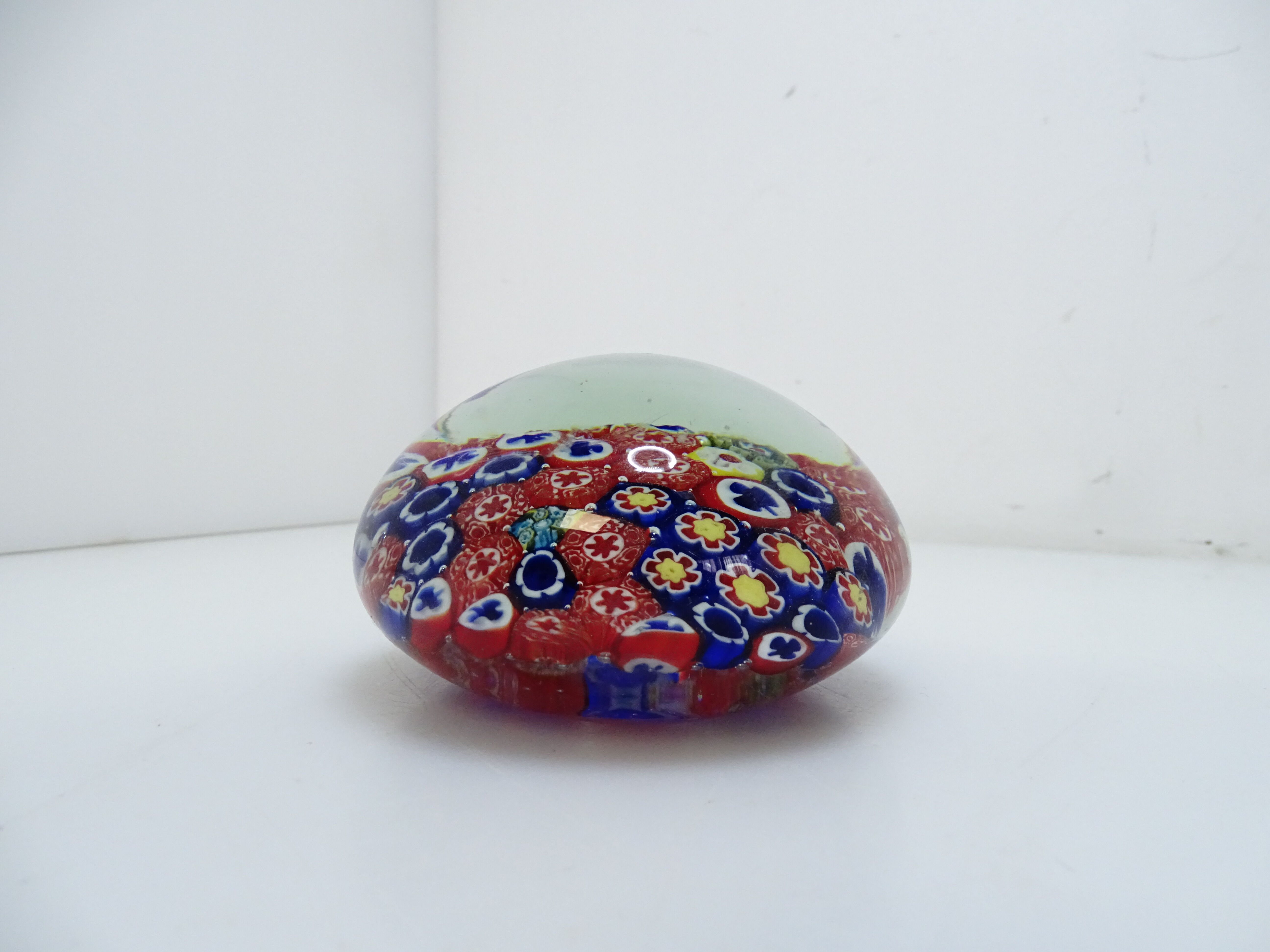 XXL paper press Murano Millefiori diameter 10 cm