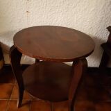 1950s Art Deco pedestal table in oak