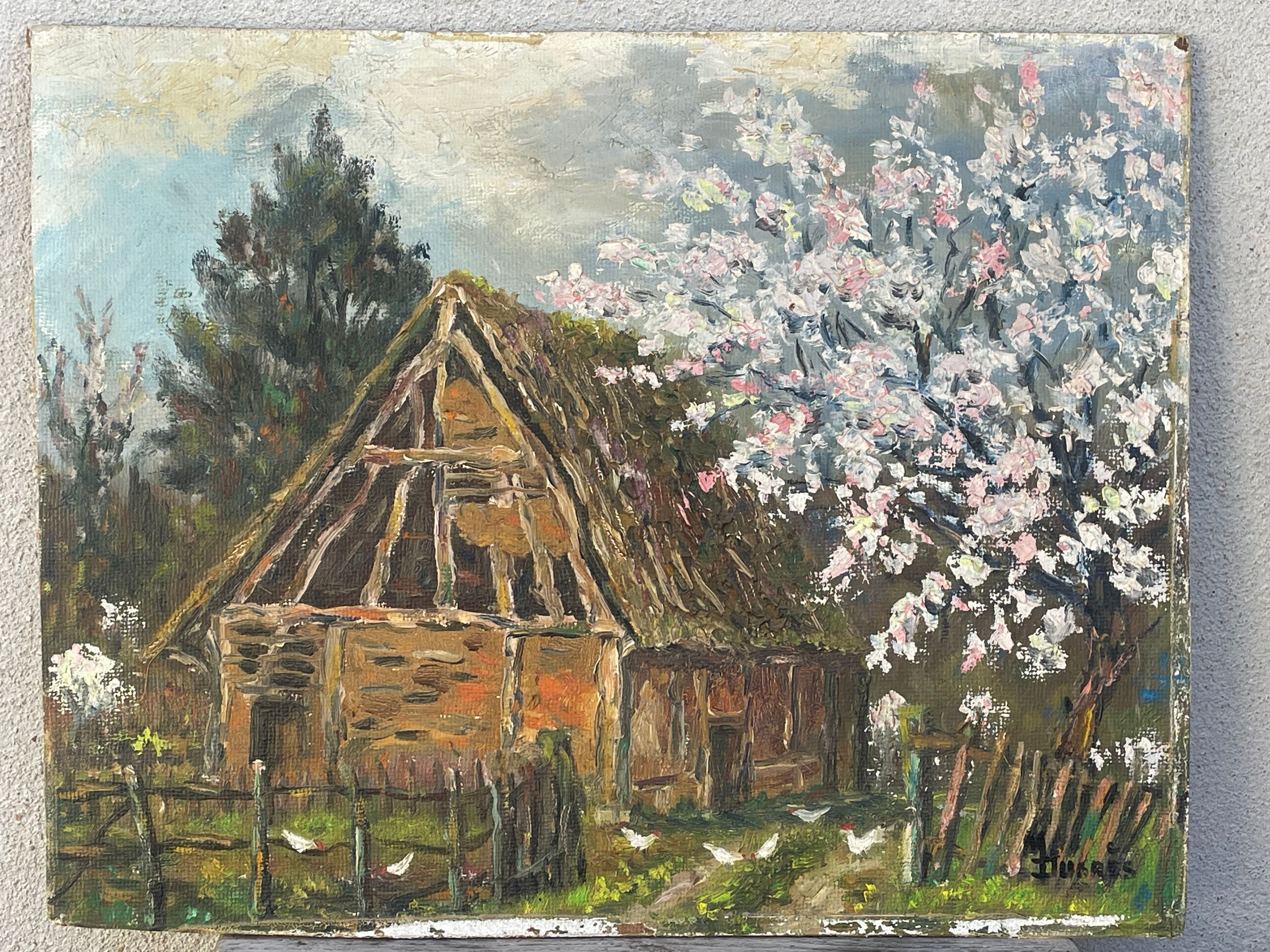 Oil on panelPressagny l'orgueilleux by Dugrès 1976
