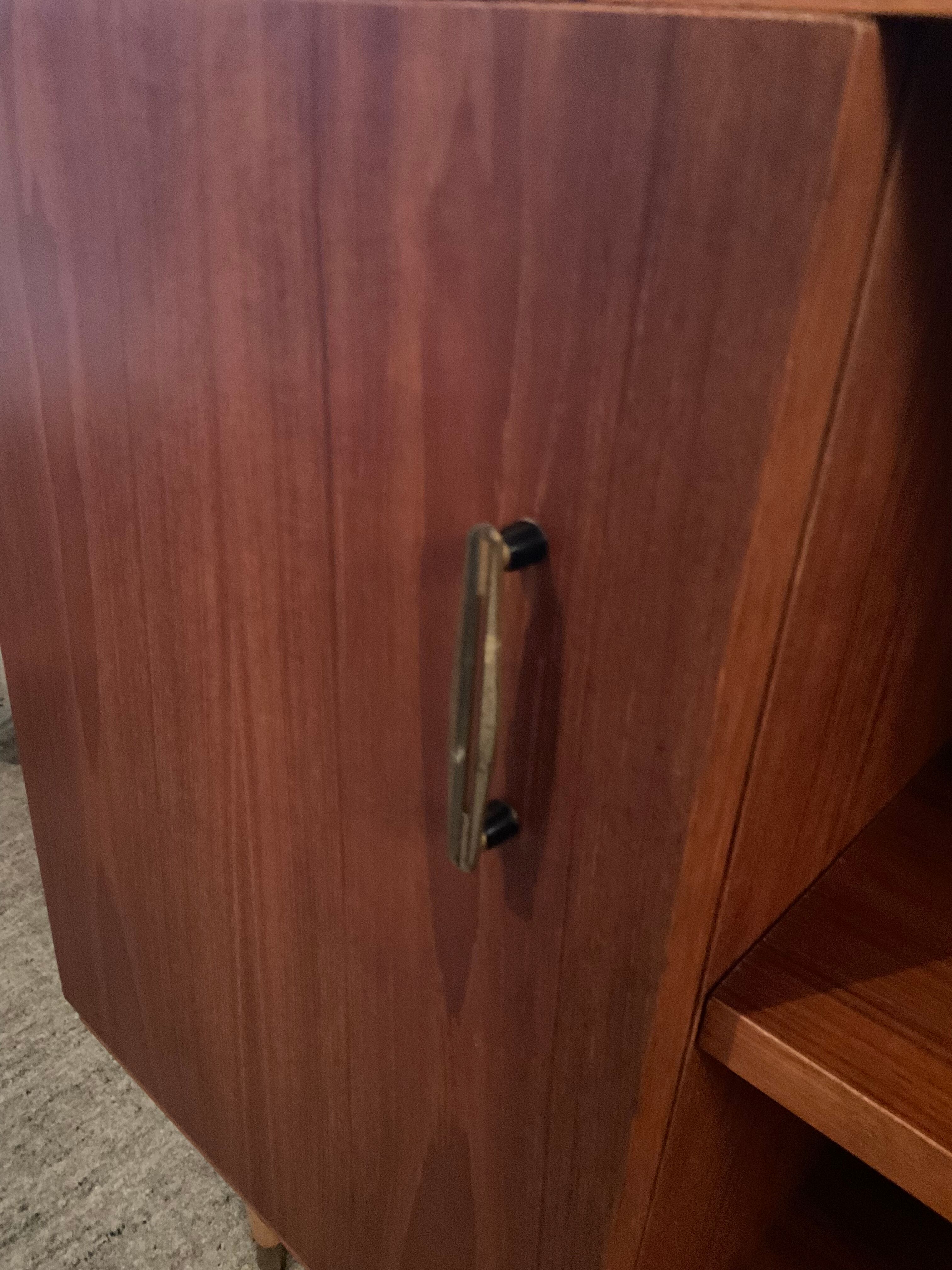 Scandinavian teak bookcase 60s