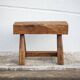Vintage stool, wooden stool, antique stool, plant stand, small bench