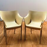 Set of 8 colorful chairs DR NO, Philippe Starck