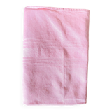 Nappe en coton vintage rose 140 X 130