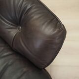 Armchair with castors, Italian design, 1970s, production: Italy