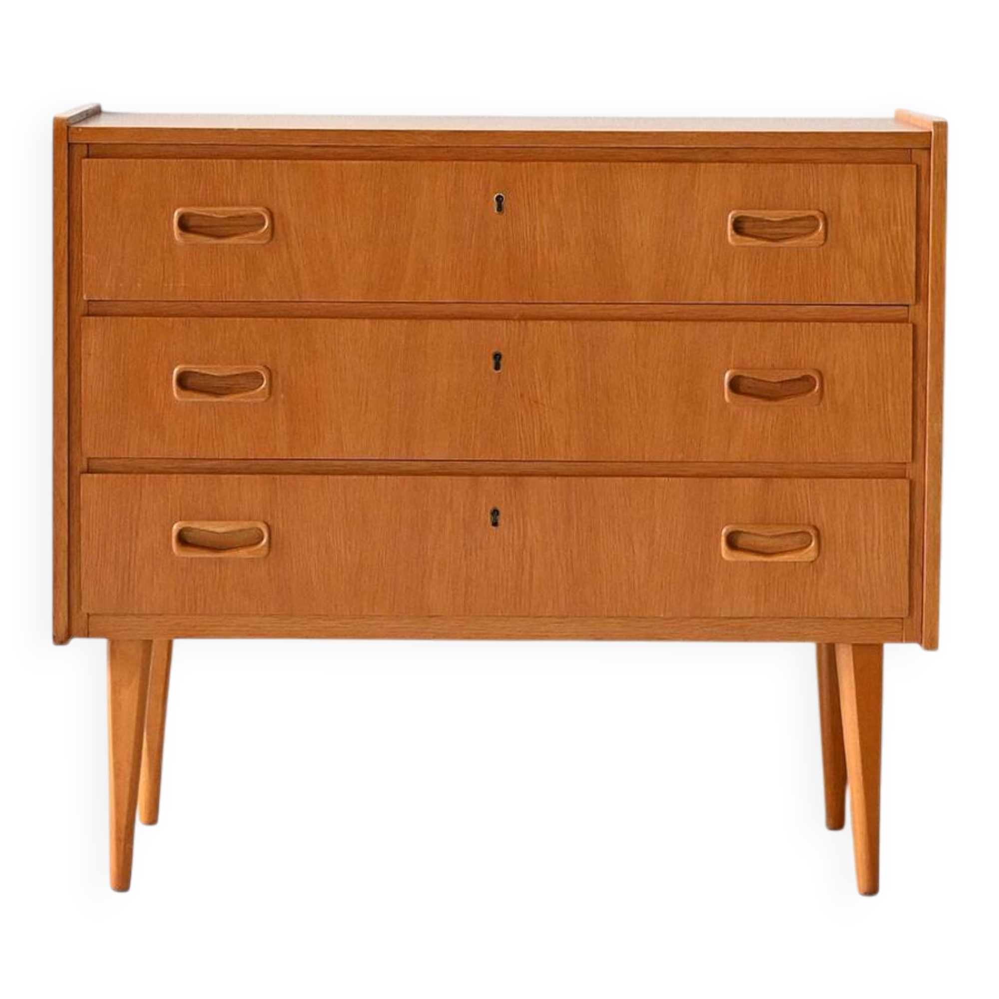 Commode scandinave en chêne, années 1960