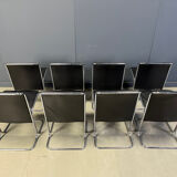 Set of 8 Calla chairs by Antonio Ari Colombo dining chairs, 1970s