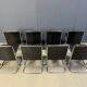 Set of 8 Calla chairs by Antonio Ari Colombo dining chairs, 1970s