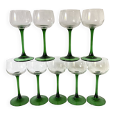 Vintage stemmed glasses