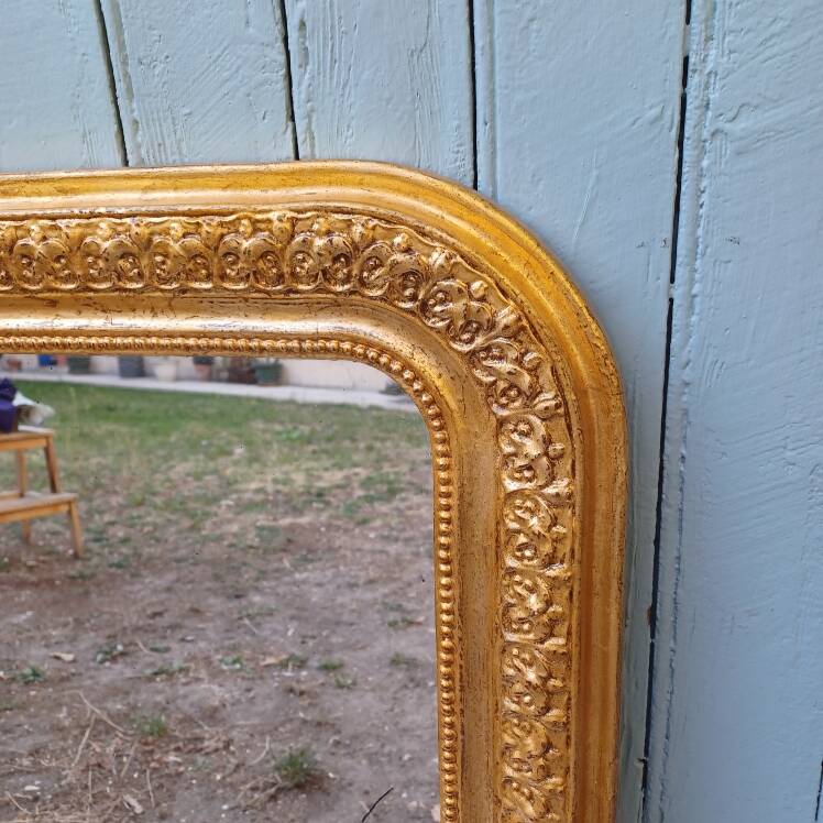 Louis-Philippe gilded mirror 89x62 cm circa 1870