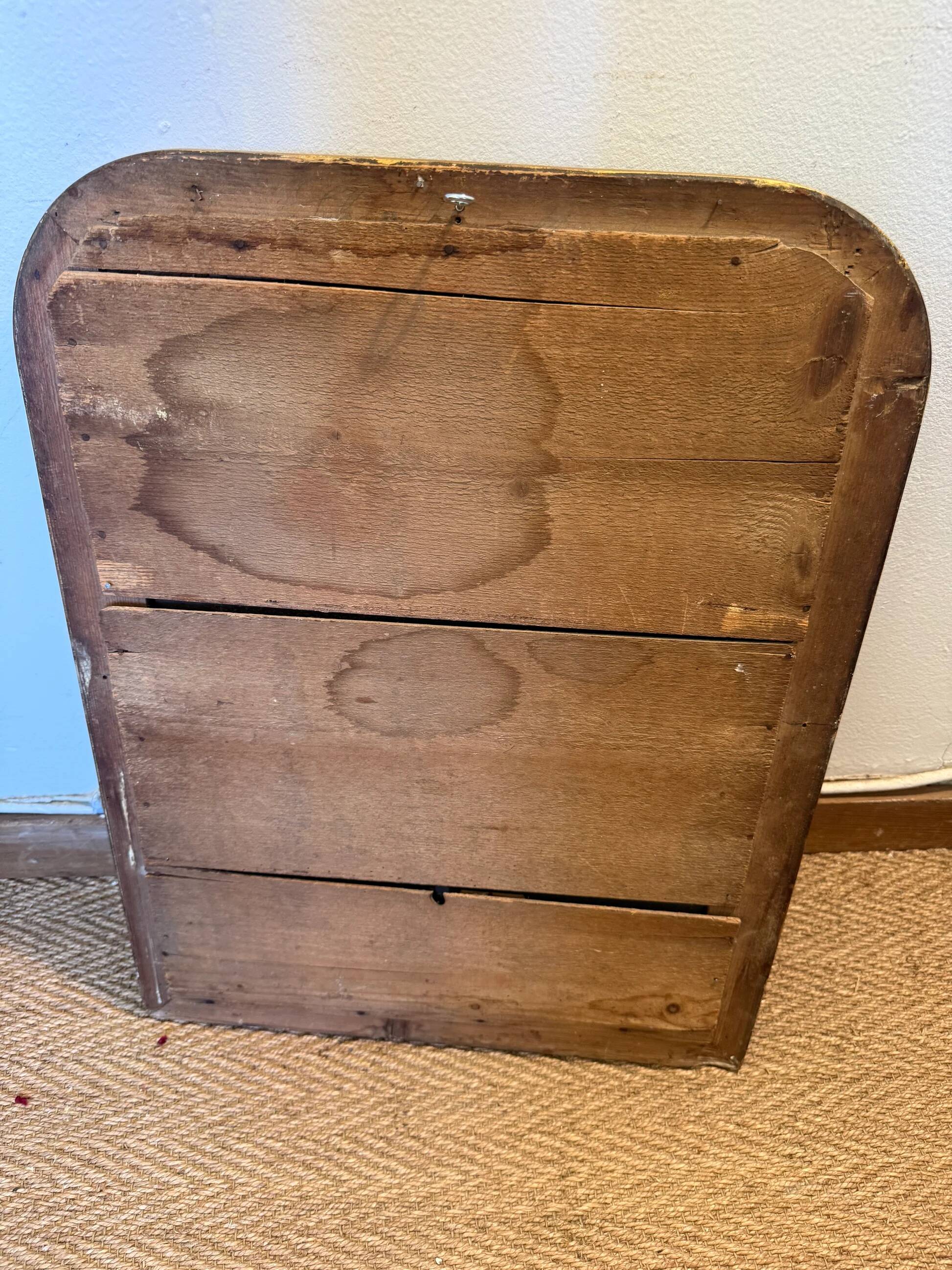 Vintage Louis Philippe mirror with antique gold beveled glass