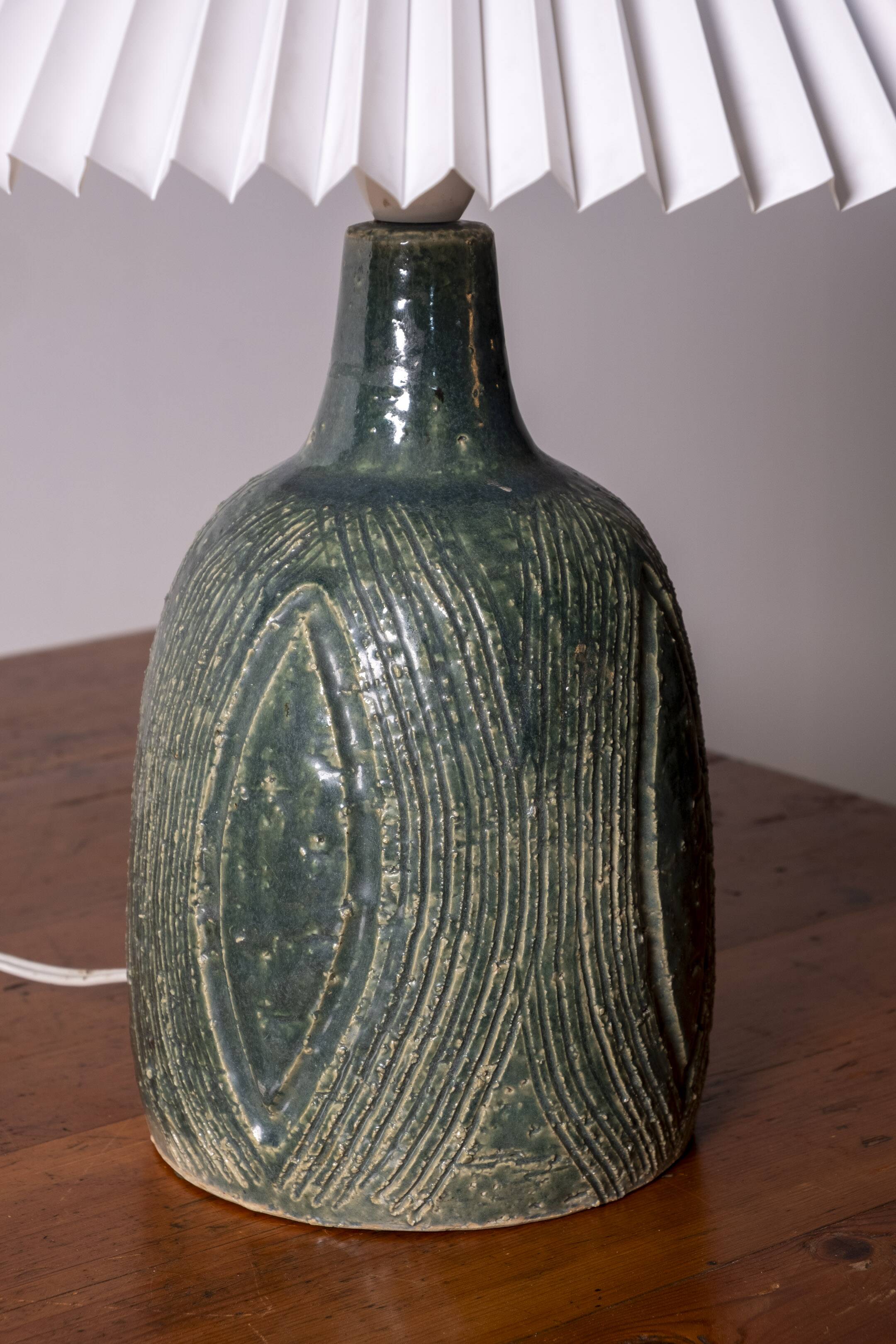 Rare lampe de table de Sejer Keramik, Danemark des années 1960