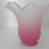 Abat-jour tulipe art nouveau rose