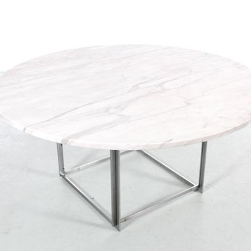 Table de repas scandinave PK-54 de Poul Kjaerholm pour E. Kold Christense