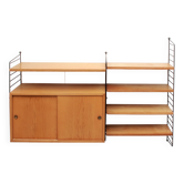 1960s String wall unit in ash, NIsse Strinning
