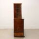 Vintage display cabinet from the 1920s-30s in walnut, Italy.