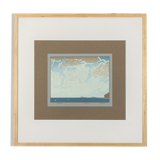 Geltringer Bucht, Serigraph in Colors on Paper, 67 x 67 cm