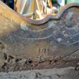 Large 1900 Cast Iron Planter in Rocaille Style: Charleville - Mézières